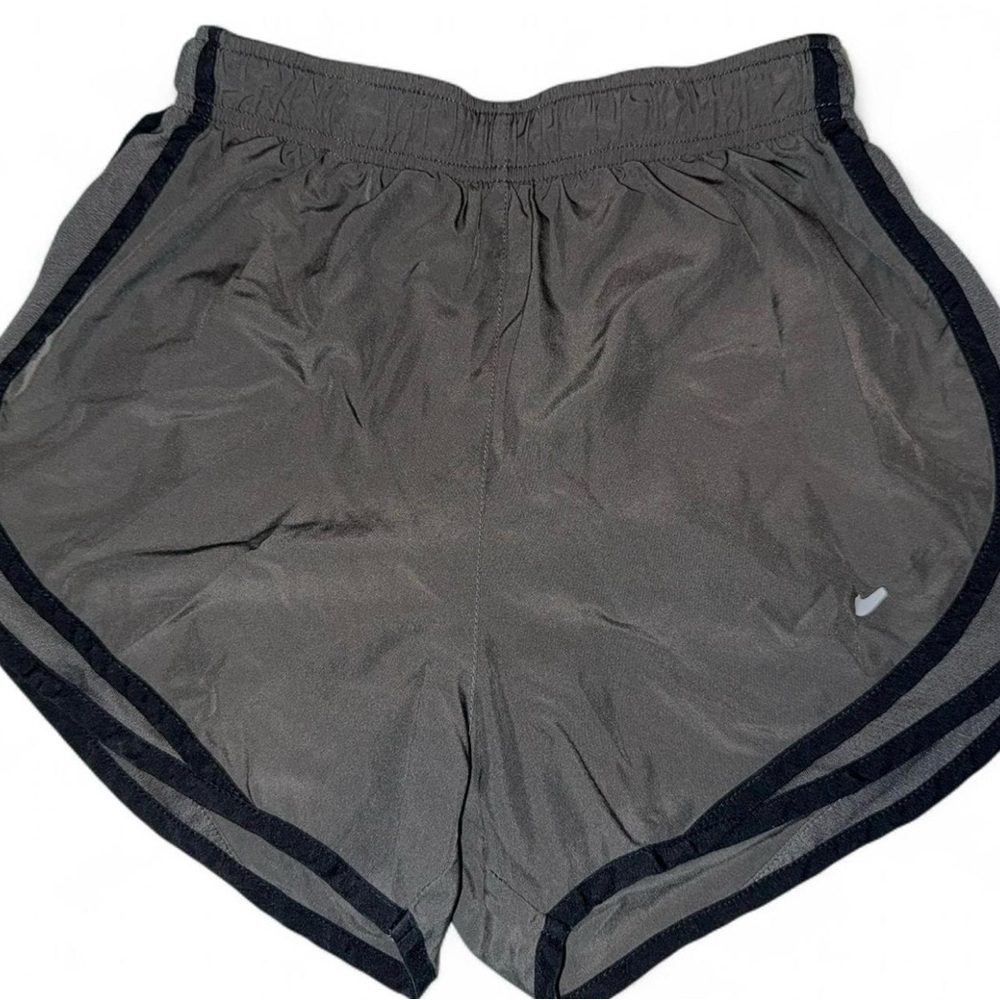 Nike Women's Charcoal and Black Athletic Shorts